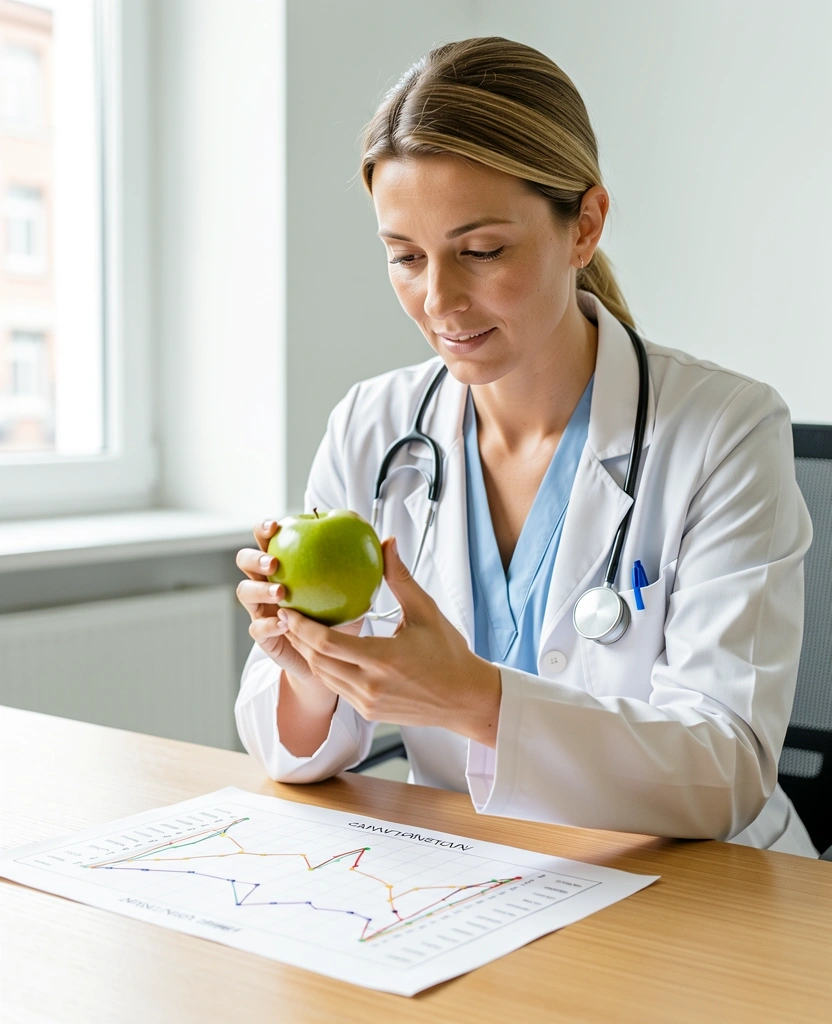 Ernährungsexperte bei der Arbeit
